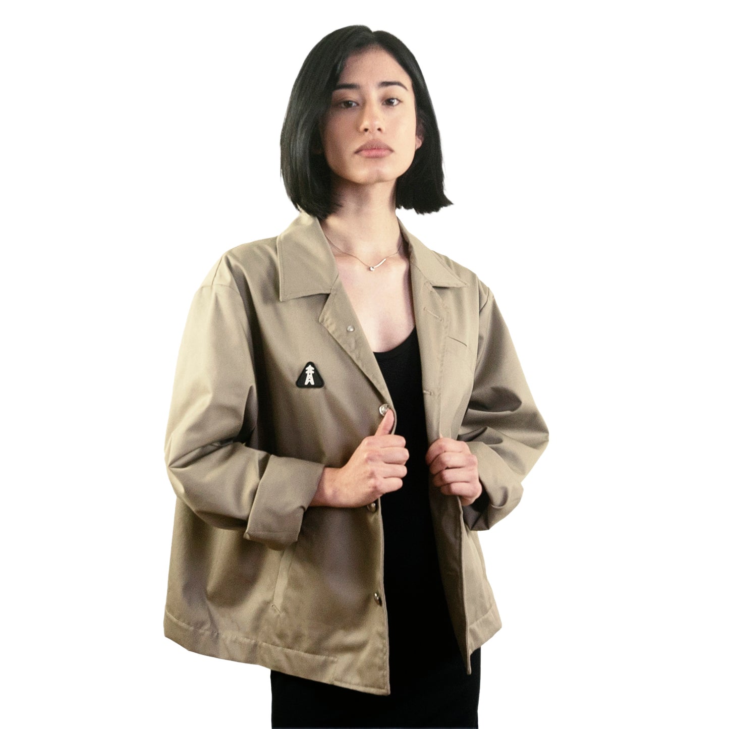 CHAQUETA CLUB PARTICULAR GABARDINA BEIGE