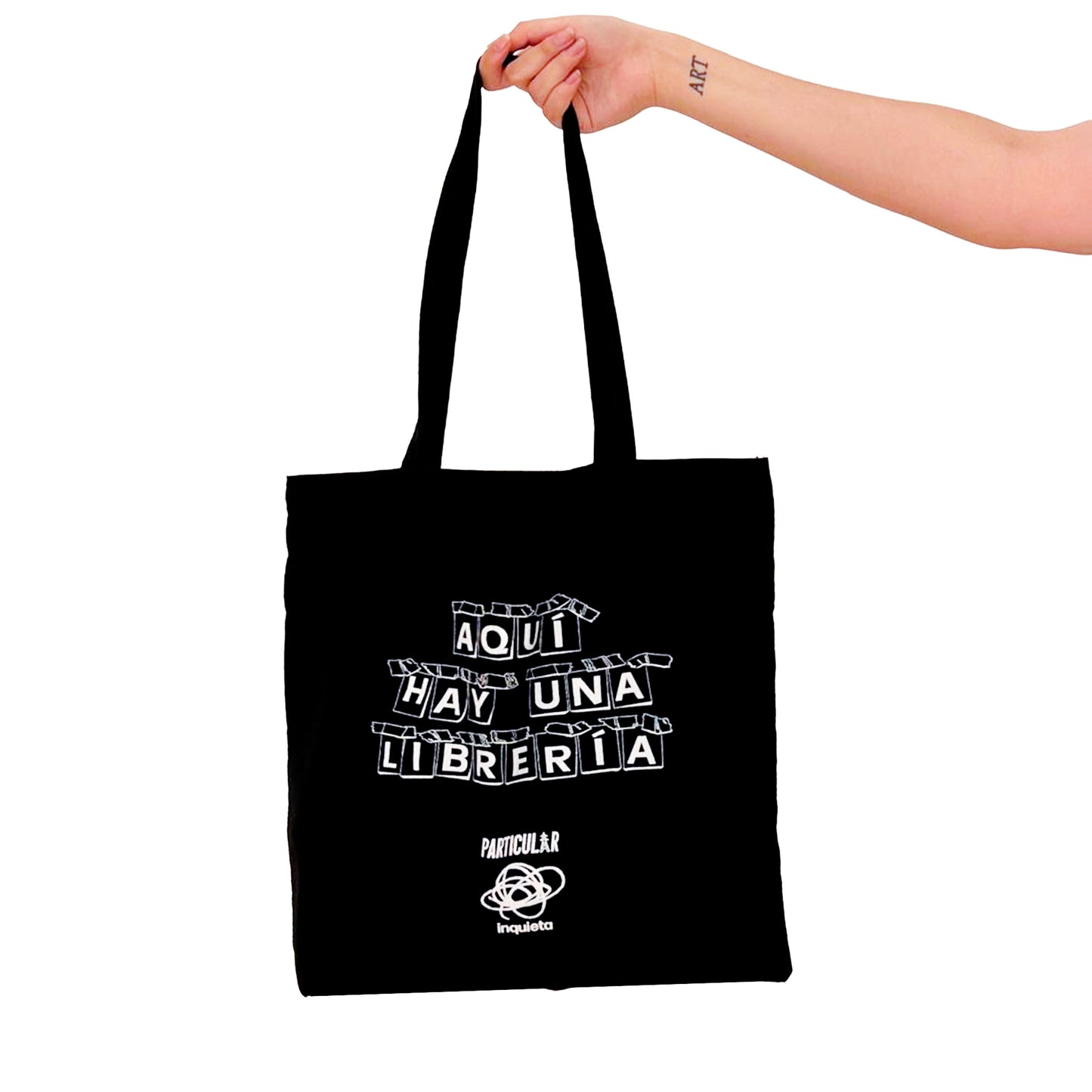 TOTE BAG INQUIETA LIBRERIA x PARTICULAR