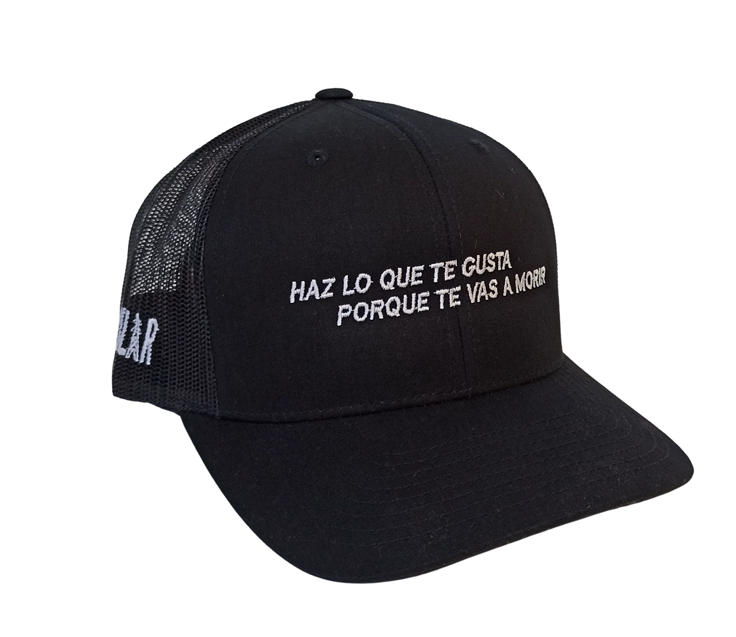 CAP "HAZ LO QUE QUIERAS" NEGRO MALLA