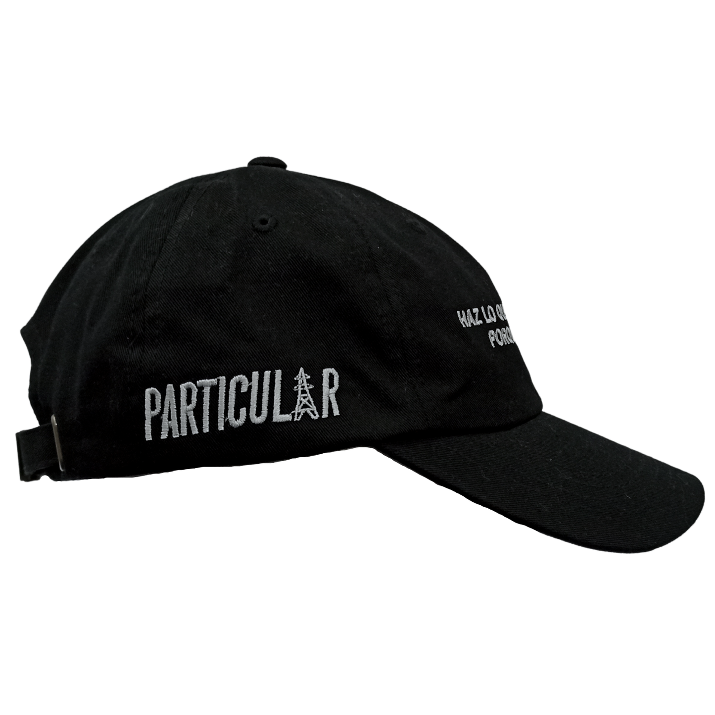 CAP FLEXFIT NEGRO "HAZ LO QUE TE GUSTA PORQUE TE VAS A MORIR".