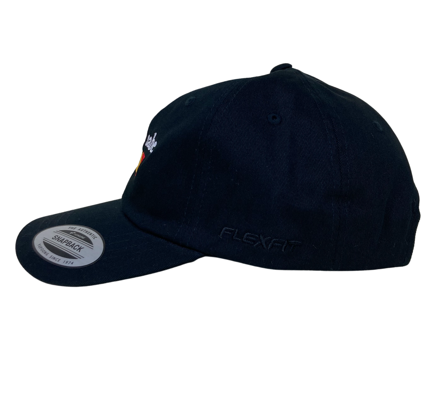 CAP FLEXFIT NEGRO "1 NUNCA SABE"