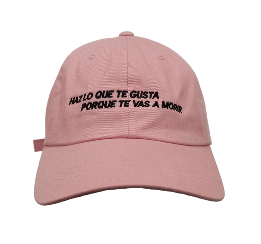 CAP FLEXFIT ROSADO "HAZ LO QUE TE GUSTA"